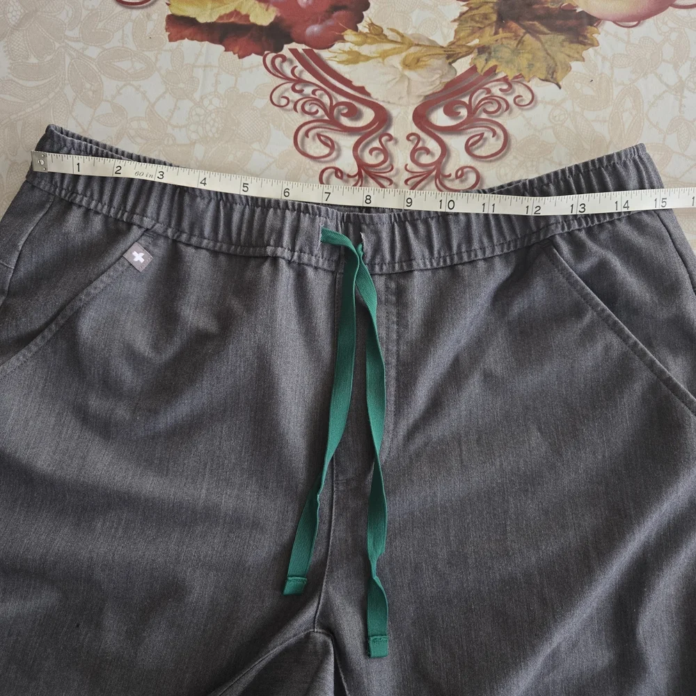 FIGS Tansen Jogger Scrub Pants Mens Sz M Gray Green Drawstring Medical MXXSW2004